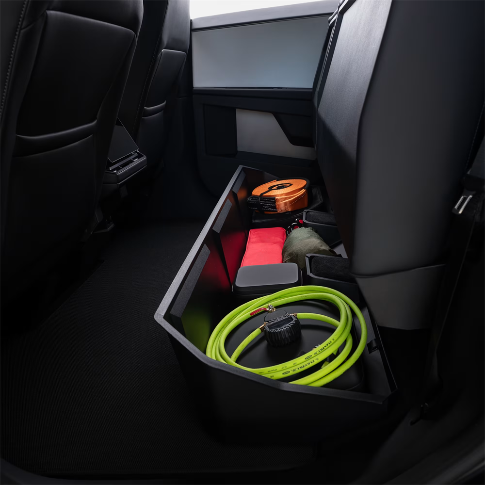 Rear Underseat Storage Bin - For Tesla Cybertruck (2024)