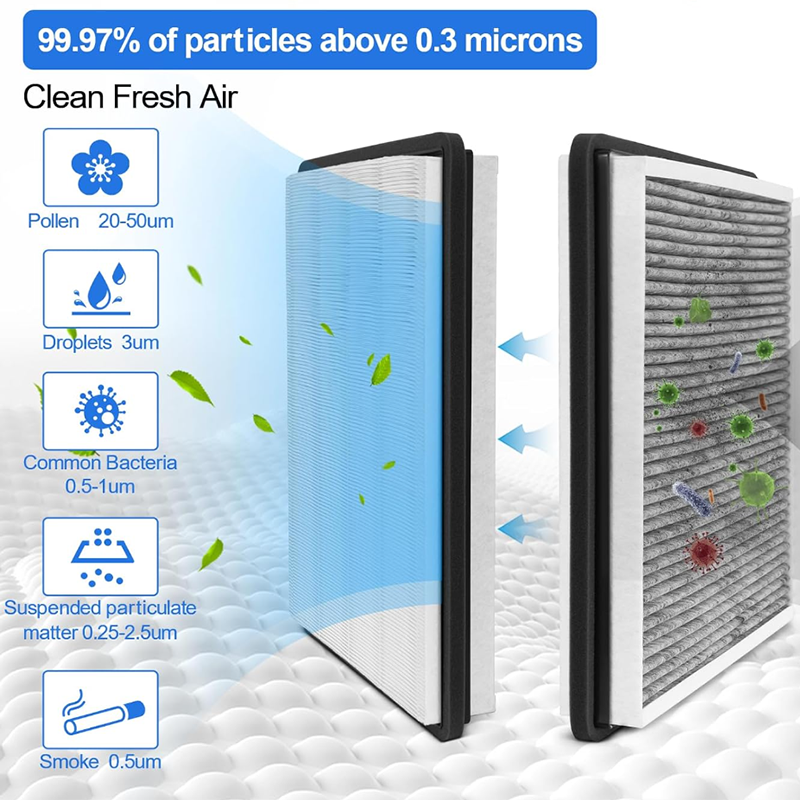 HEPA Air Filter with Activated Carbon - For Tesla Cybertruck (2024)