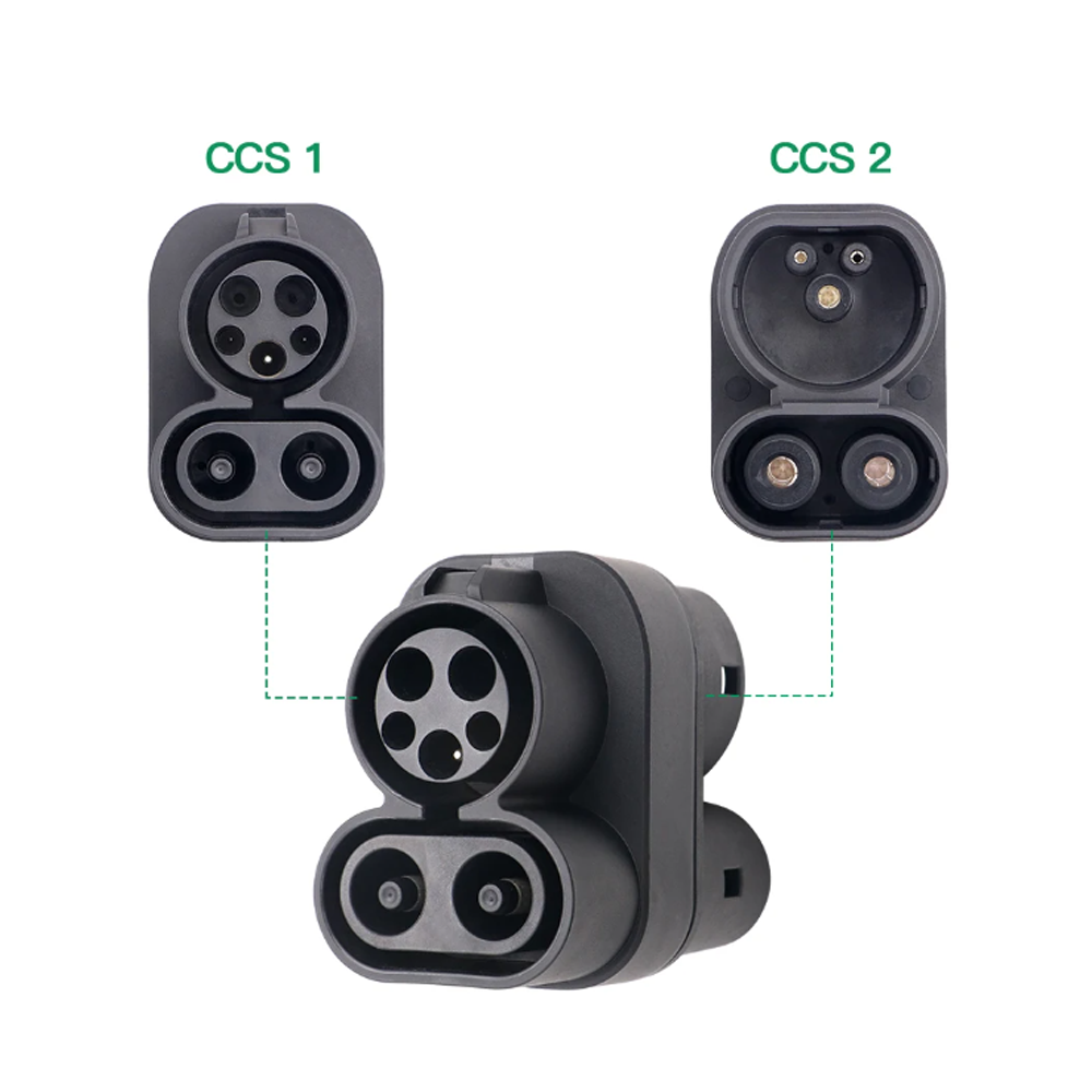 CCS1 to CCS2 Adapter EV Fast Charging Adapter - For All Tesla Models (2012-2024)