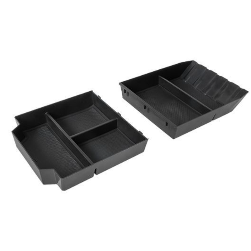 Spliced Lower Center Console Tray Floor Storage Organizer - For Tesla Cybertruck (2024)