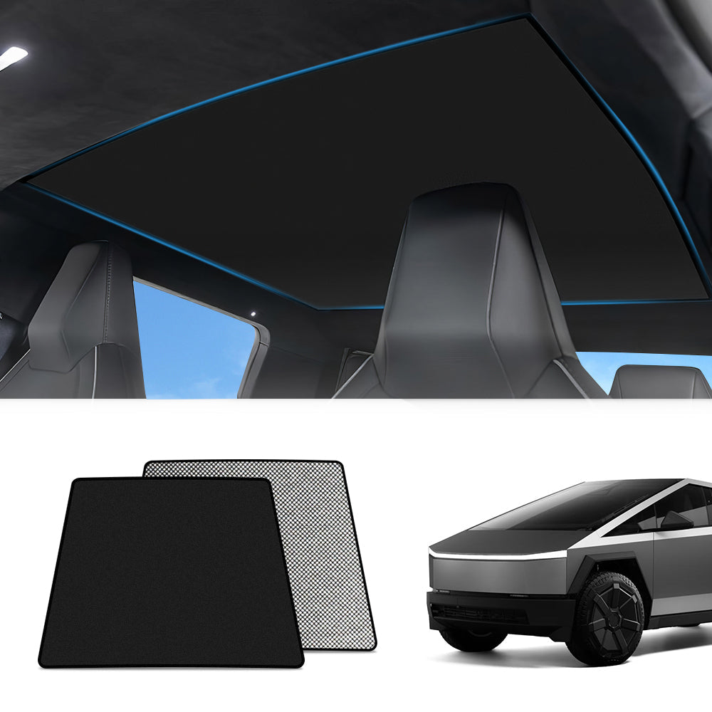 Electrostatic Adsorption Sunroof Ice Crystal Glass Roof Sunshade - For Tesla Cybertruck (2024)