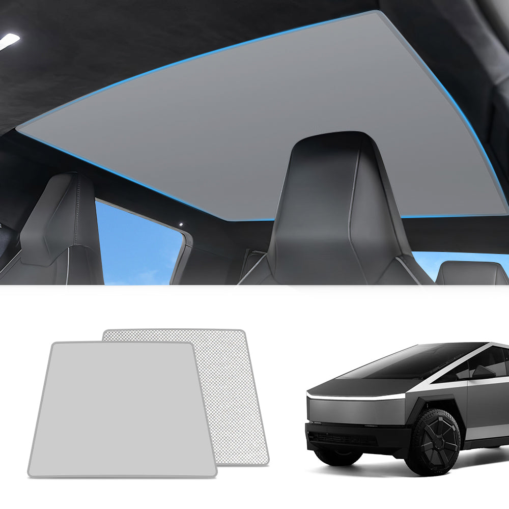 Electrostatic Adsorption Sunroof Ice Crystal Glass Roof Sunshade - For Tesla Cybertruck (2024)