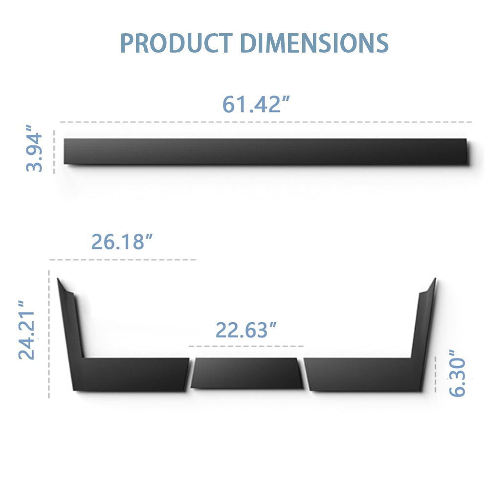 Rear Bumper & Tailgate Protectors - For Tesla Cybertruck (2024)