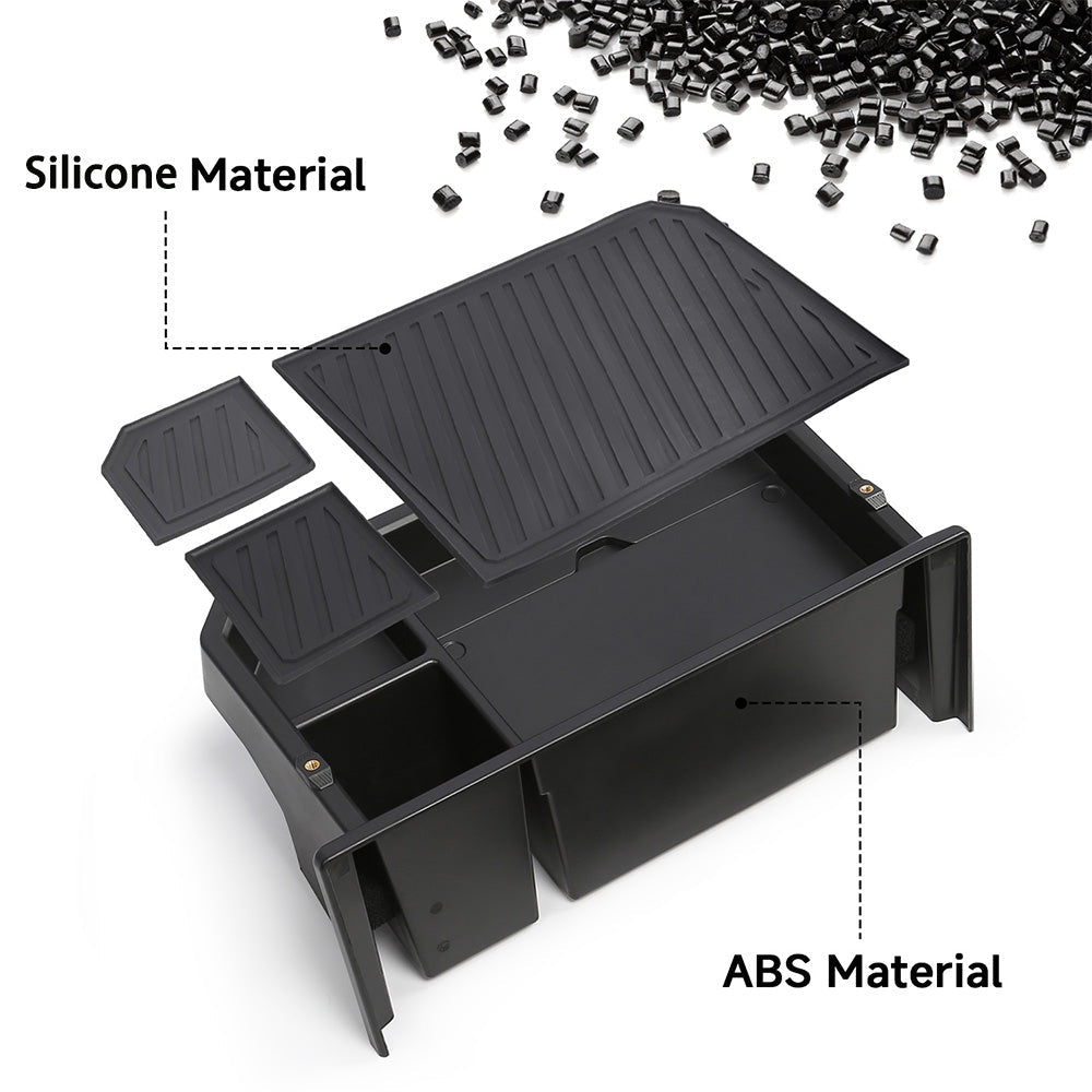 Center Console Behind Screen Storage Box - For Tesla Cybertruck (2024)