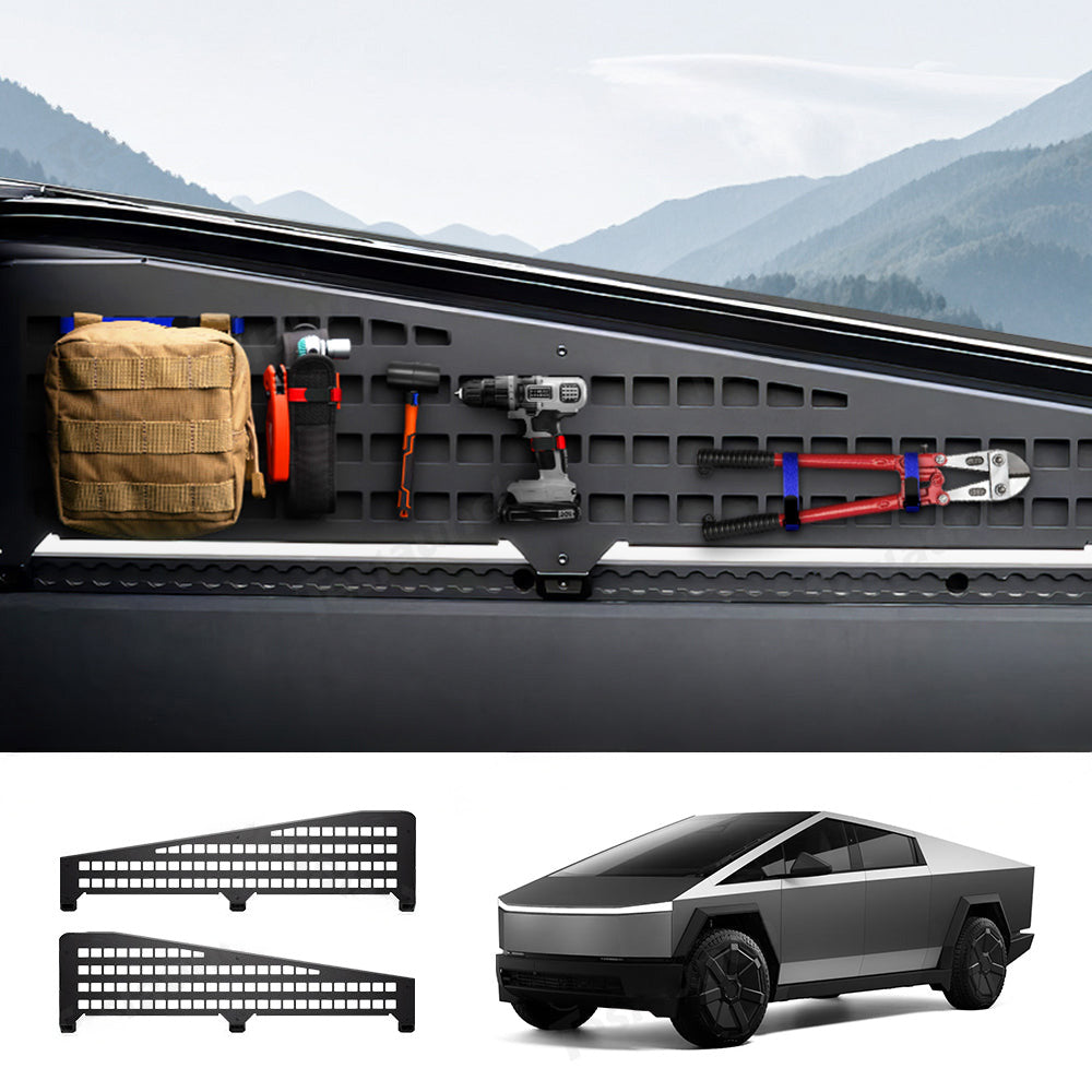 Truck Bed L-Track Molle Panels - For Tesla Cybertruck (2024)