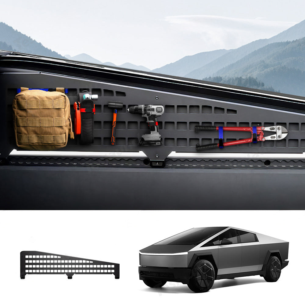 Truck Bed L-Track Molle Panels - For Tesla Cybertruck (2024)