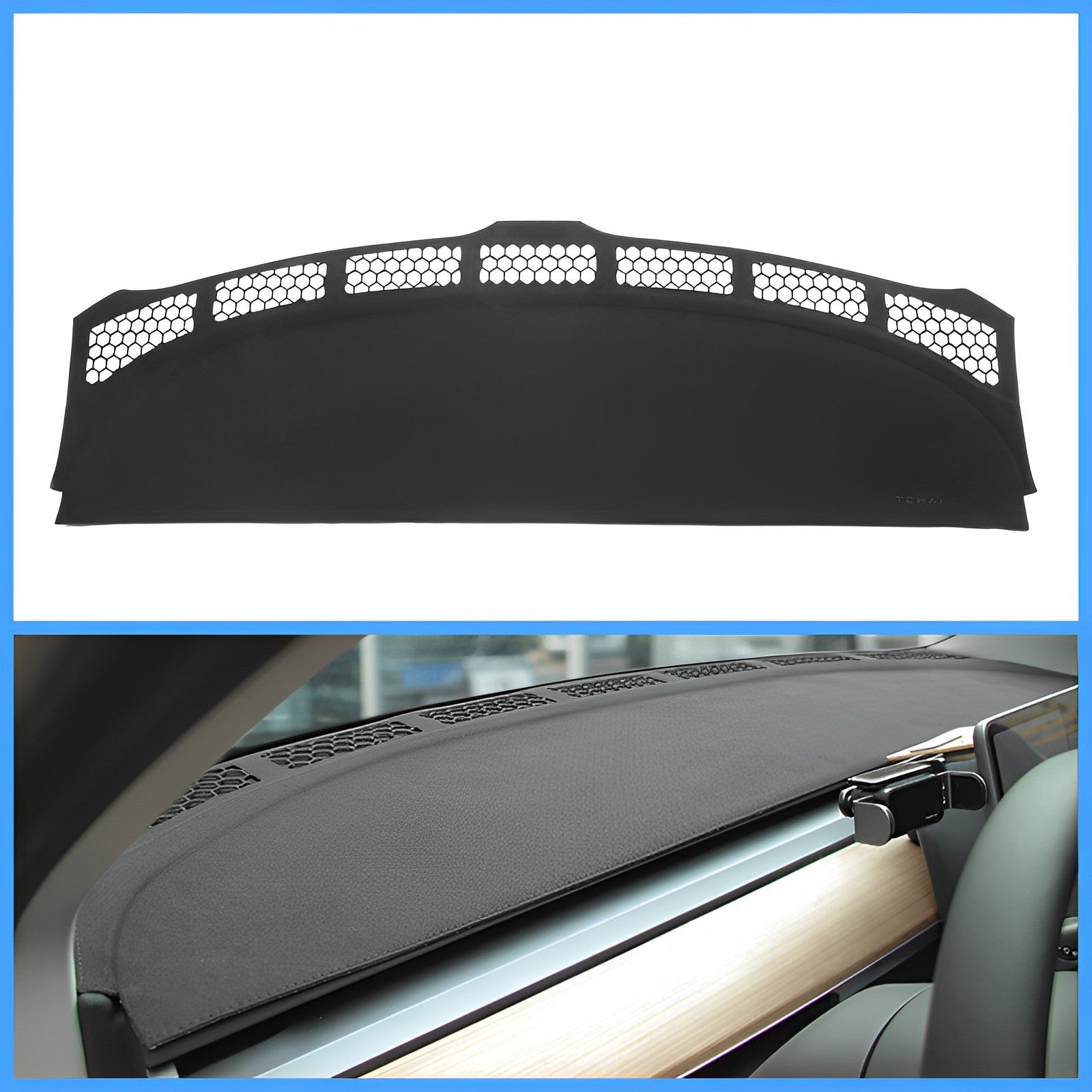 Anti-Glare Dash Mat – For Tesla Model 3/Y (2017-2024)