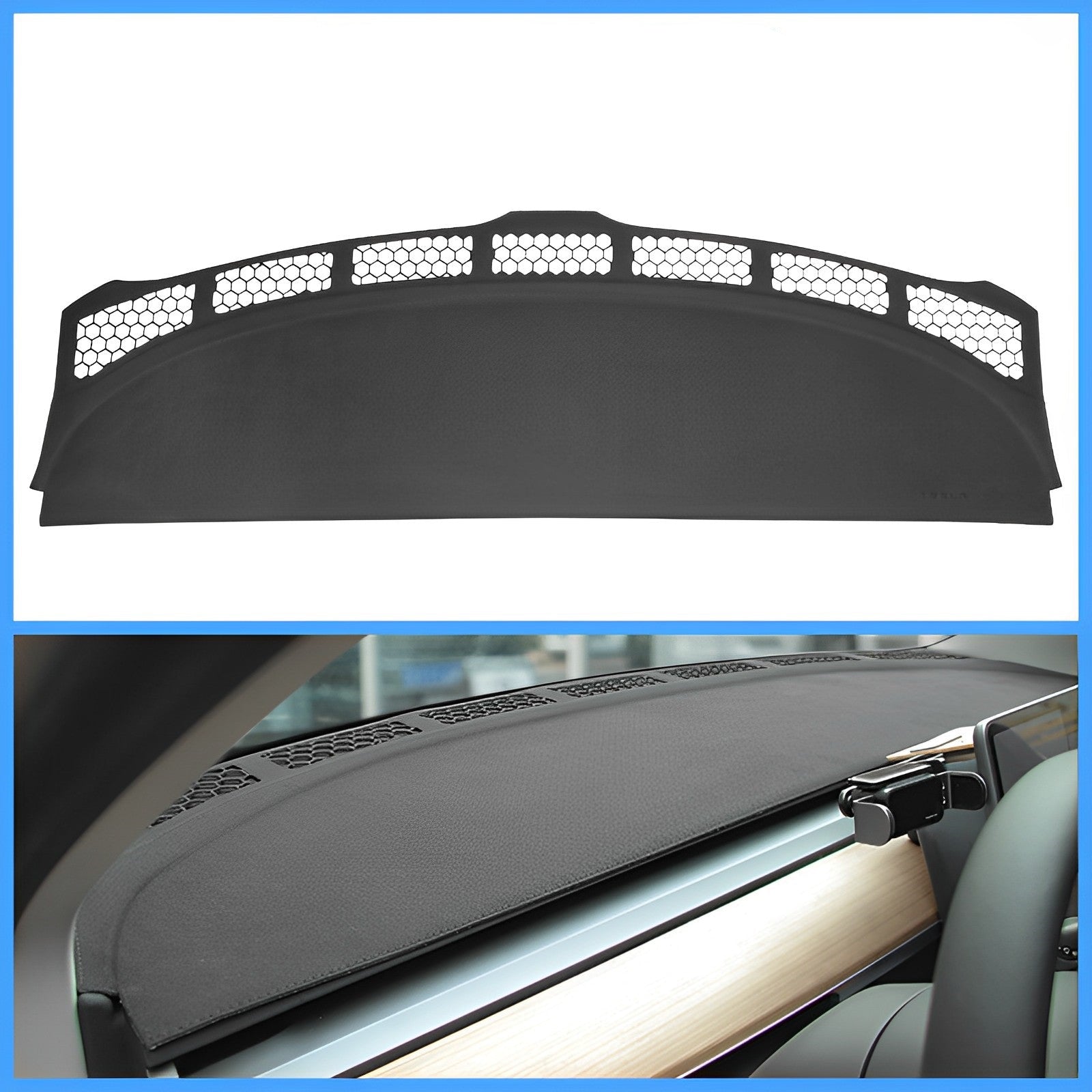 Anti-Glare Dash Mat – For Tesla Model 3/Y (2017-2024)