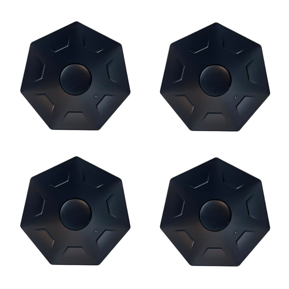 Heptagonal Center Hub Caps Lug Nut Covers (4 Pcs) - For Tesla Cybertruck (2024)