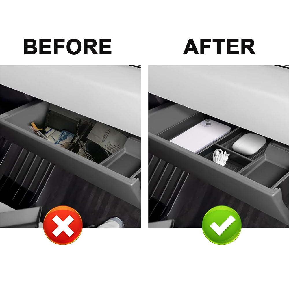 Premium Organizer Tray Glove Box Storage - For Tesla Cybertruck (2024)