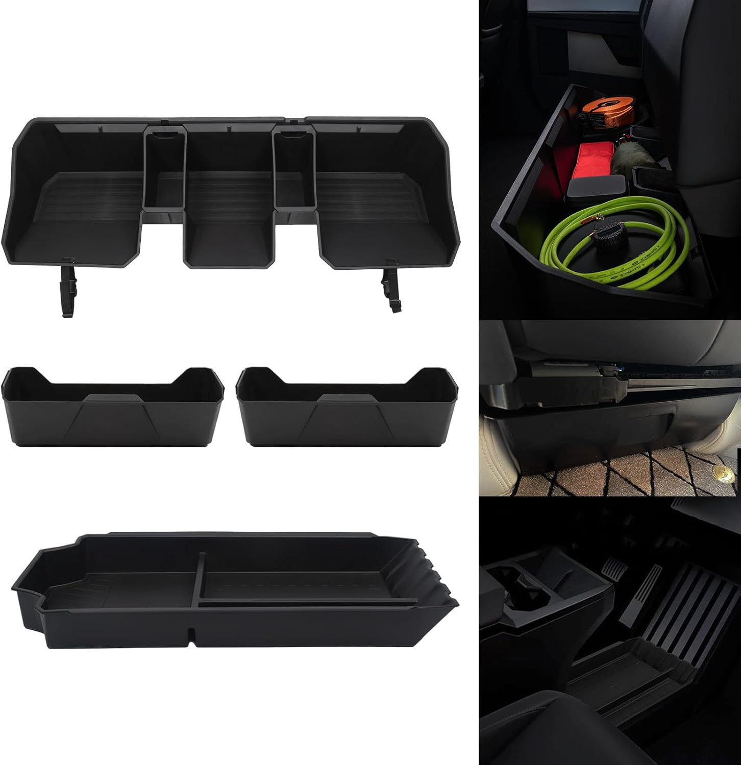 Rear Underseat Storage Bin - For Tesla Cybertruck (2024)