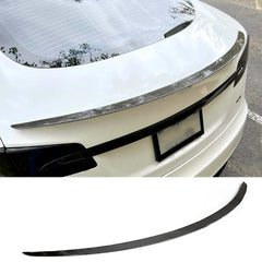 Carbon Fiber Plaid Performance Spoiler – For Tesla Model S (2014-2024)