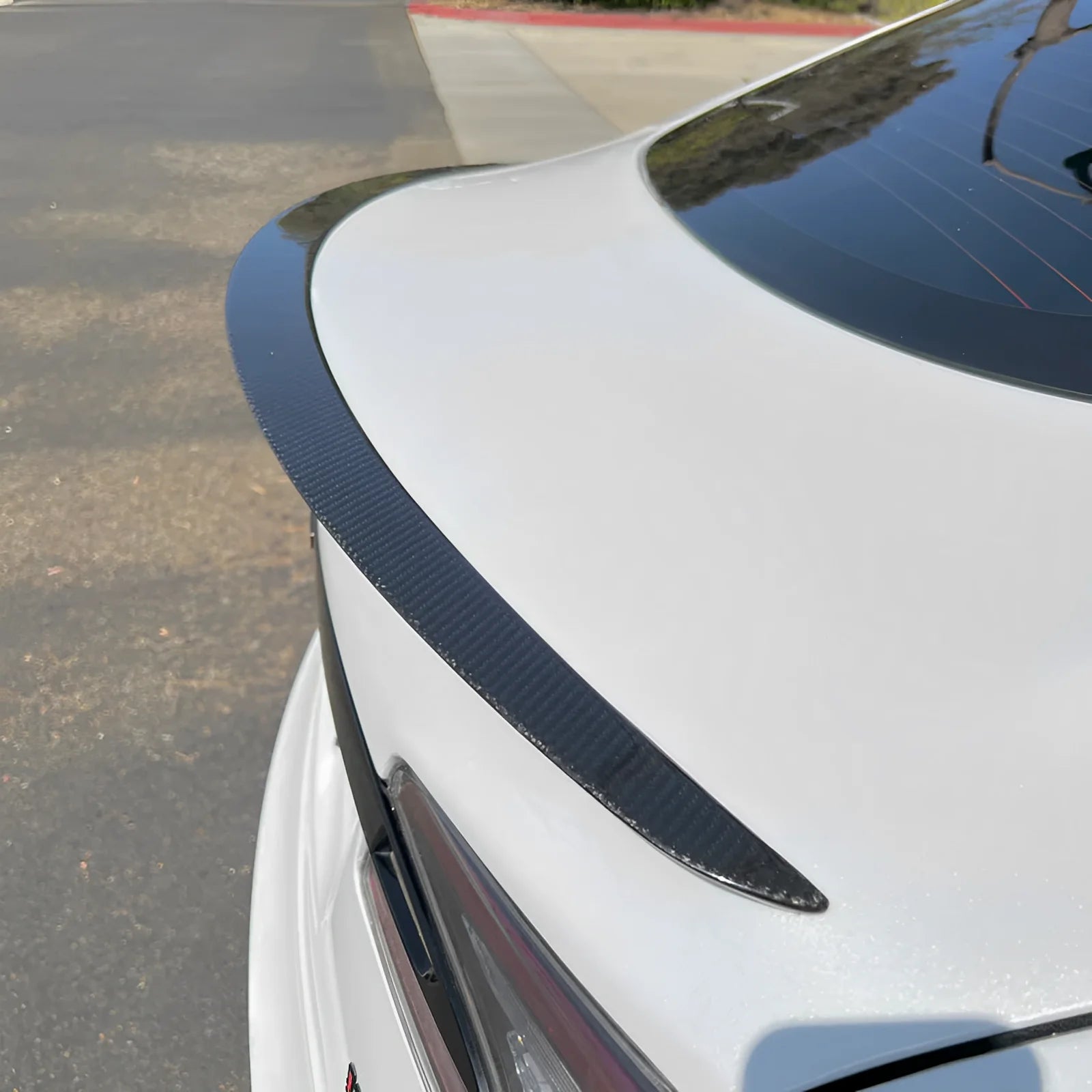 Carbon Fiber Plaid Performance Spoiler – For Tesla Model S (2014-2024)