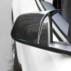 Carbon Fiber GT Style Rear View Mirror Cover – For Tesla Model X (2024+)