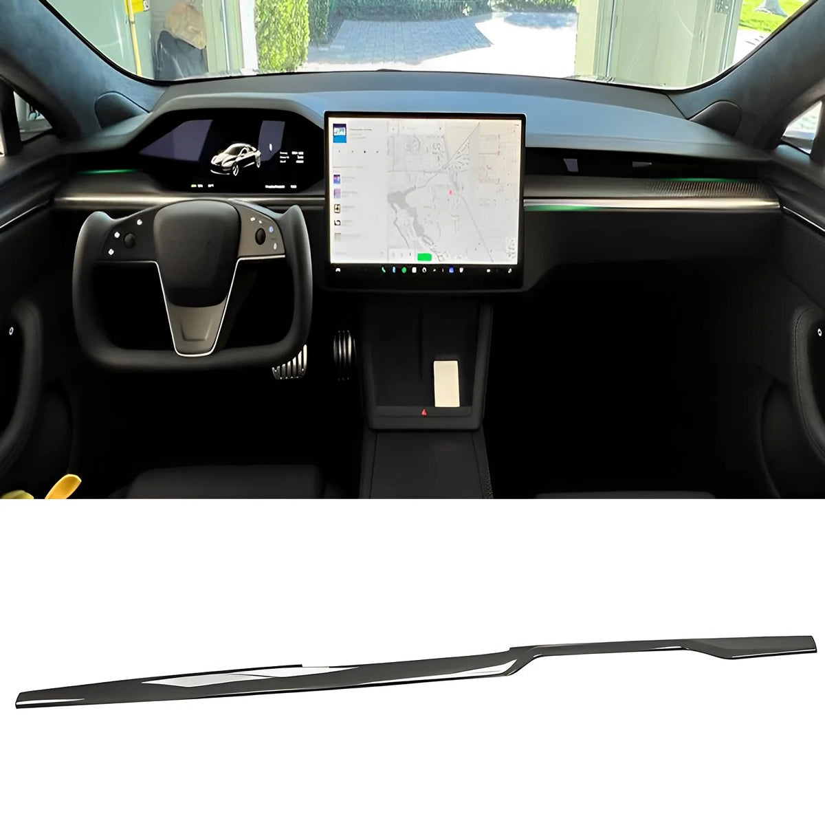 Carbon Fiber Dashboard Cover – For Tesla Model X (2021+)