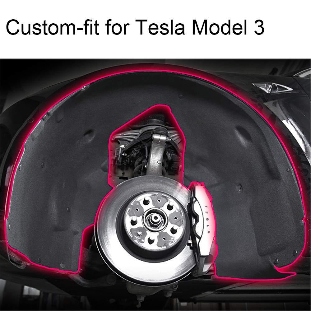 Wheel Soundproof Protective Pads For Tesla Model 3 (1 Pair) (2017-2023)