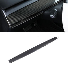 [Real Carbon Fiber] Model 3 / Y Dashboard Cover Center Consoles Dash Covers Cap (2017-2023)