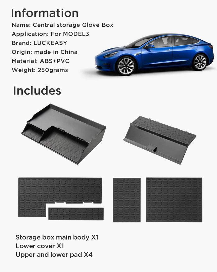 Glove Box Storage – For Tesla Model 3/Y (2017-2024)