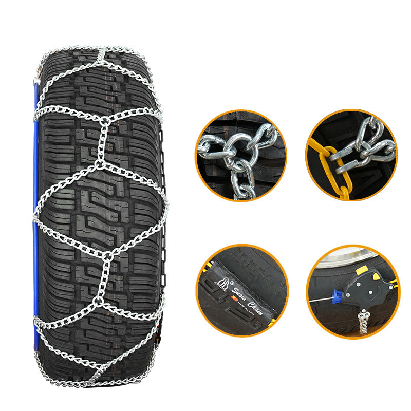 Automatic Tightening Snow Chains (2pcs) – For Tesla Model S/3 (Highland)/X/Y (2017-2024)