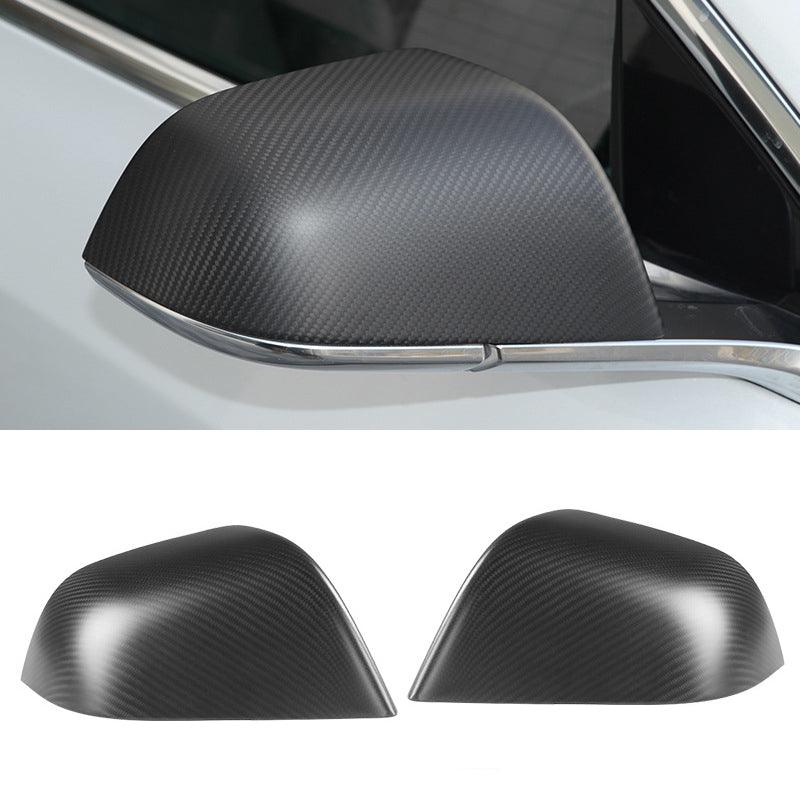 Carbon Fiber Mirror Cover OEM Style (1 Pair) – For Tesla Model 3 (2017-2024)