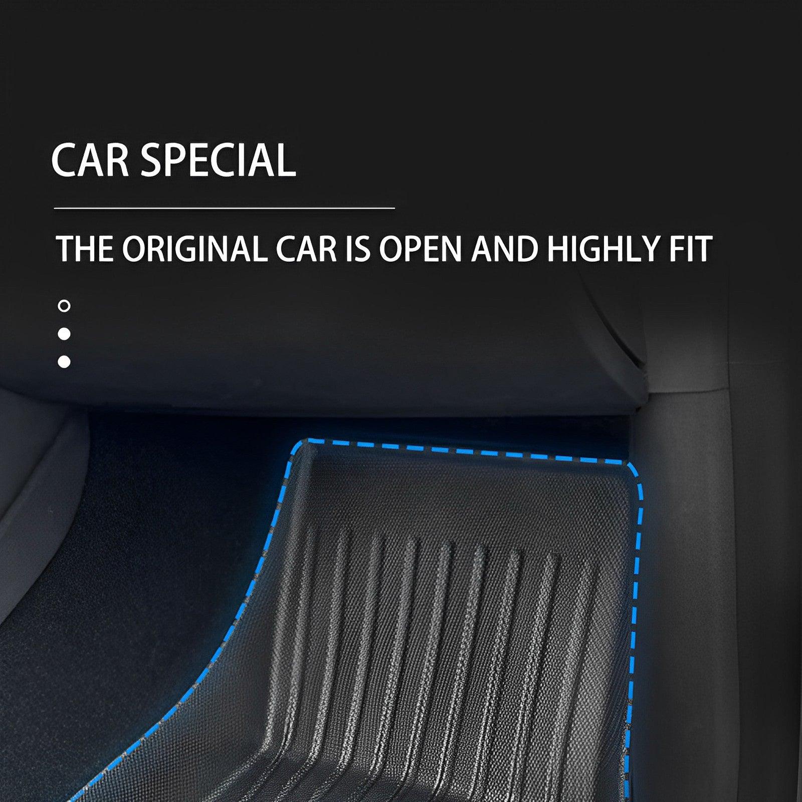 Tesla Model Y All-Weather Floor Mats Full Set Trunk Mat Cargo Mat Frunk Cargo Liner (2020-2024)