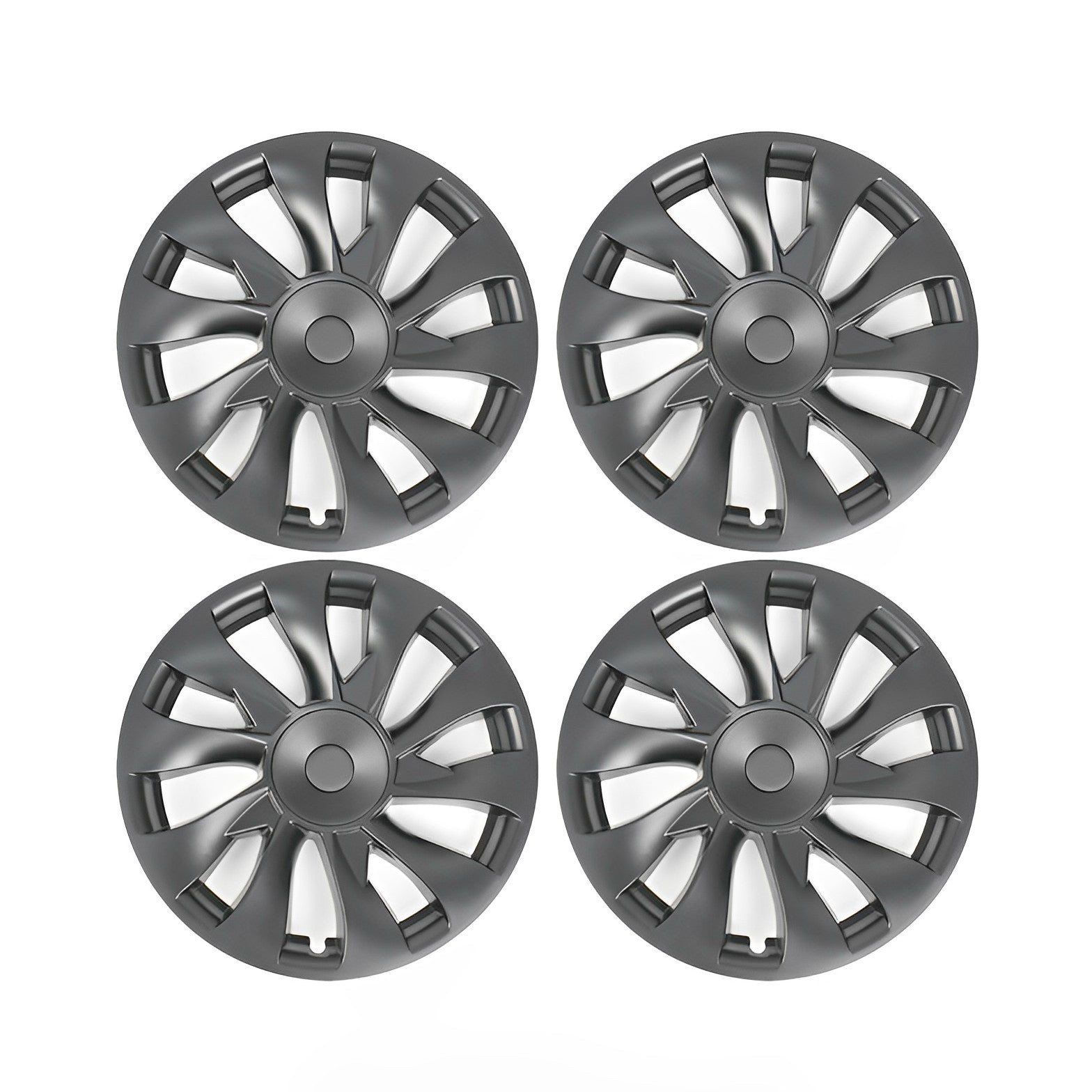 Induction Style Wheel Hubcap 18" Performance Style (4 Pcs) – For Tesla Model 3