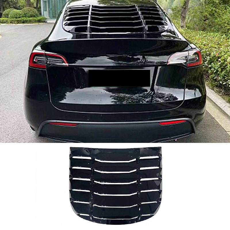 Rear Window Louver Modified Rear Shutters and Sunshade Decoration – For Tesla Model Y