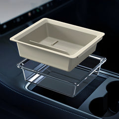 Tesla Double-layer Organizer - Sliding Center Console Tray for Model 3/Y (2021-2023)