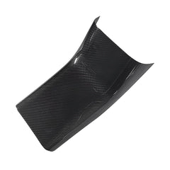 Carbon Fiber Backseat Center Console Cap, Anti-kick Protection Panel – For Tesla Model 3/Y (2017-2024)