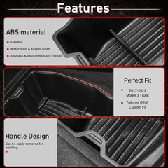 Tesla Model 3 Rear Trunk Organizer Box (2017-2020)