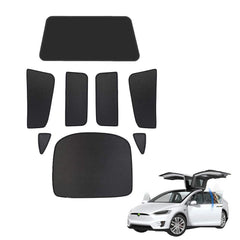 Whole Car Window & Sunroof Mesh Sunshade Kit – For Tesla Model X (2015-2020)