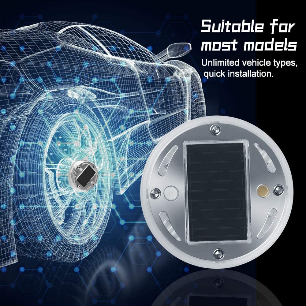 Solar Energy Car Wheel Hub Lights