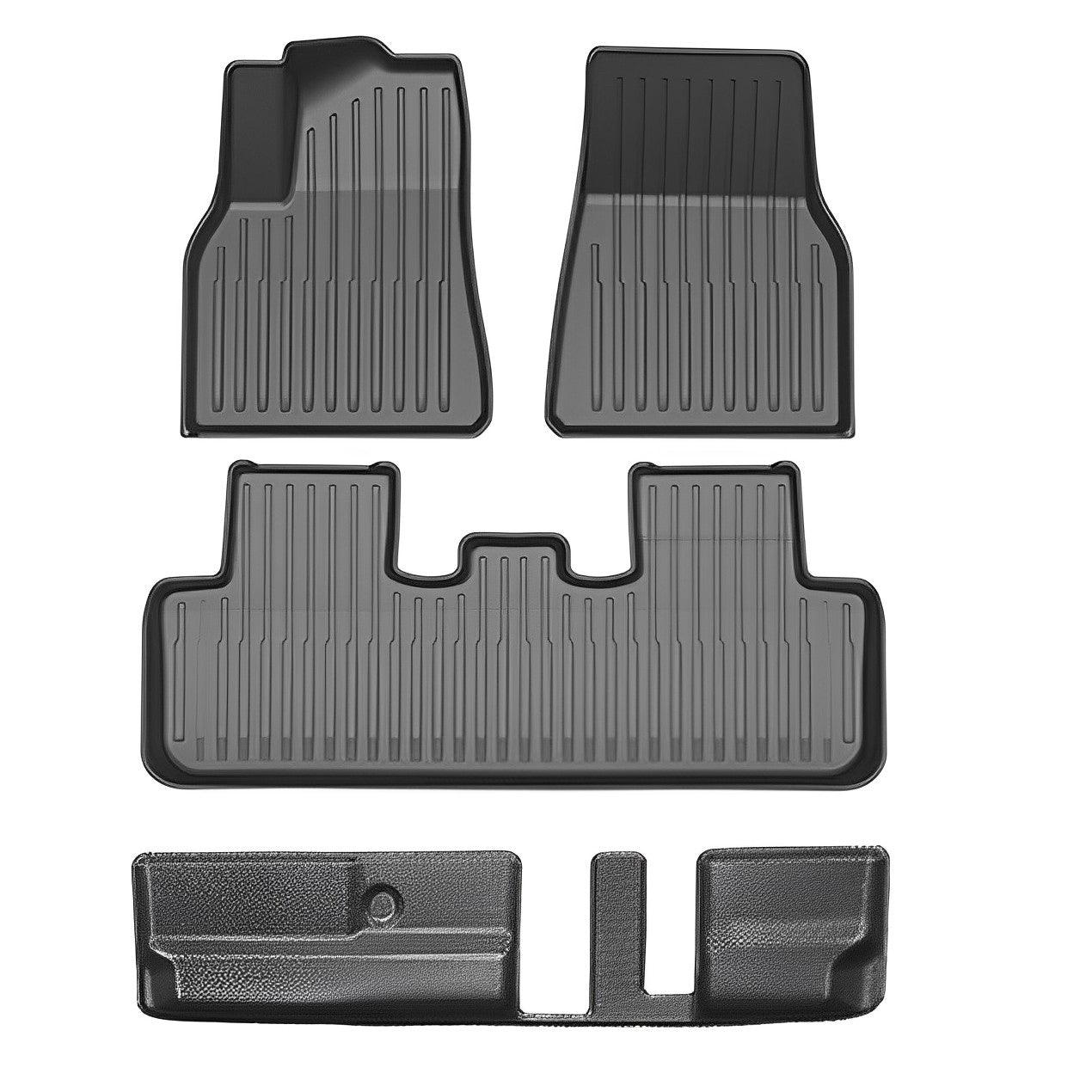 Tesla Model Y All-Weather Floor Mats Full Set Trunk Mat Cargo Mat Frunk Cargo Liner (2020-2024)