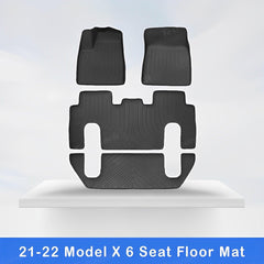 2021-2024 Model X Floor Mat Trunk Mat Cargo Liner All-Weather TPE