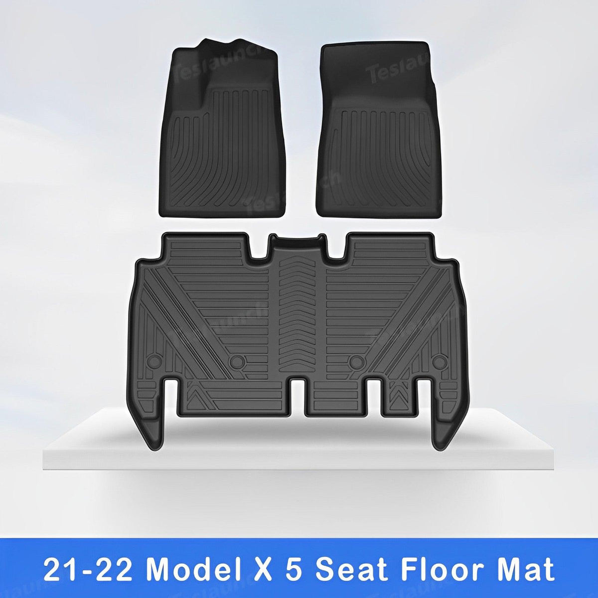 2021-2024 Model X Floor Mat Trunk Mat Cargo Liner All-Weather TPE