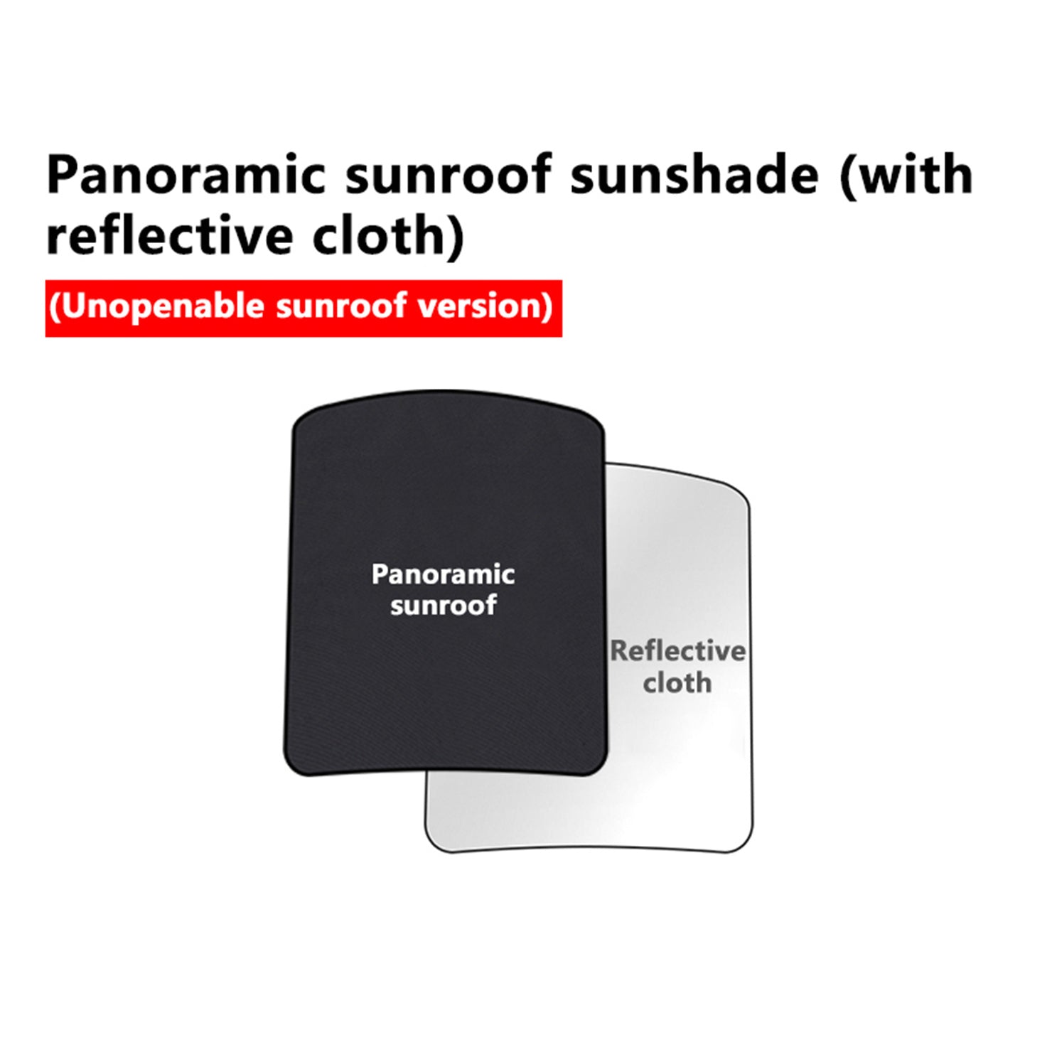 Sunroof Sunshades for Openable Sunroofs and Panoramic Sunroofs – For Tesla Model S (2012-2024)