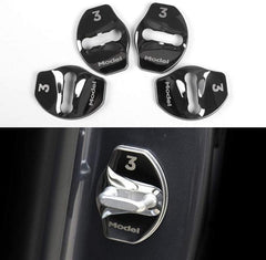 Door Latch Lock Covers (Set of 4) – For Tesla Model 3/Y (2017-2024)