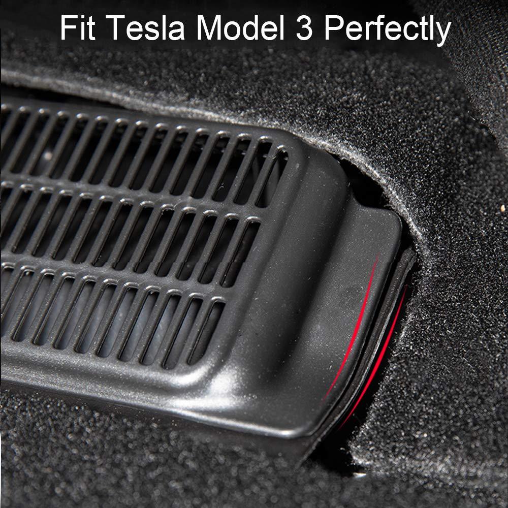 Under Front Seat Air Vent Covers (1 Pair) – For Tesla Model 3/Y (2017-2024)