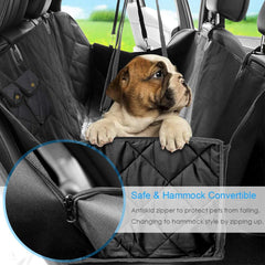 Waterproof Dog Seat Cover with Visible Mesh Window – For Tesla Models