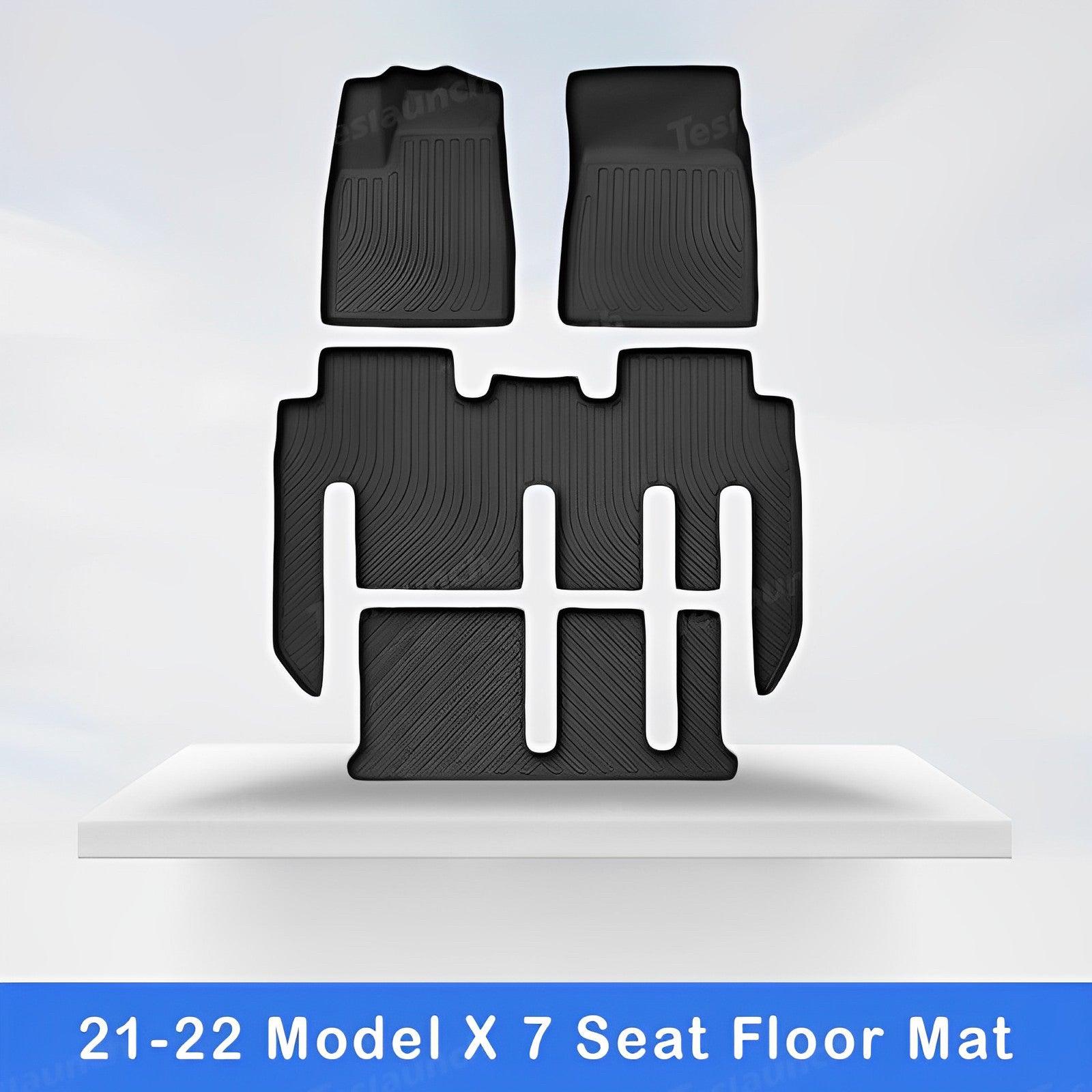 2021-2024 Model X Floor Mat Trunk Mat Cargo Liner All-Weather TPE