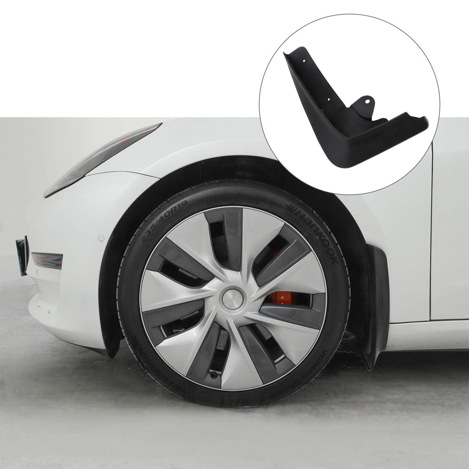 Mud Flaps Splash Guards (4 Pcs) – For Tesla Model X (2015-2020)