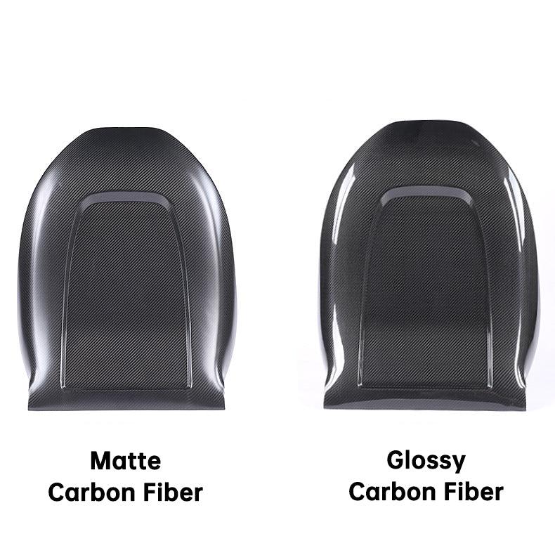 Carbon Fiber Rear Seat Back Overlay (1 Pair) – For Tesla Model 3/Y (2017-2024)