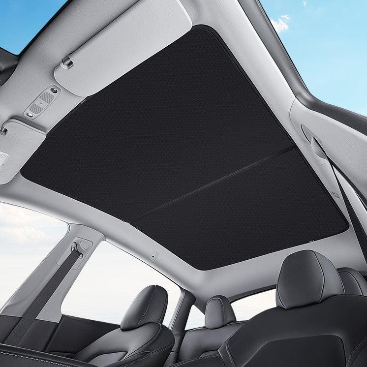 Split Glass Roof Sunshade – For Tesla Model Y (2020-2024)