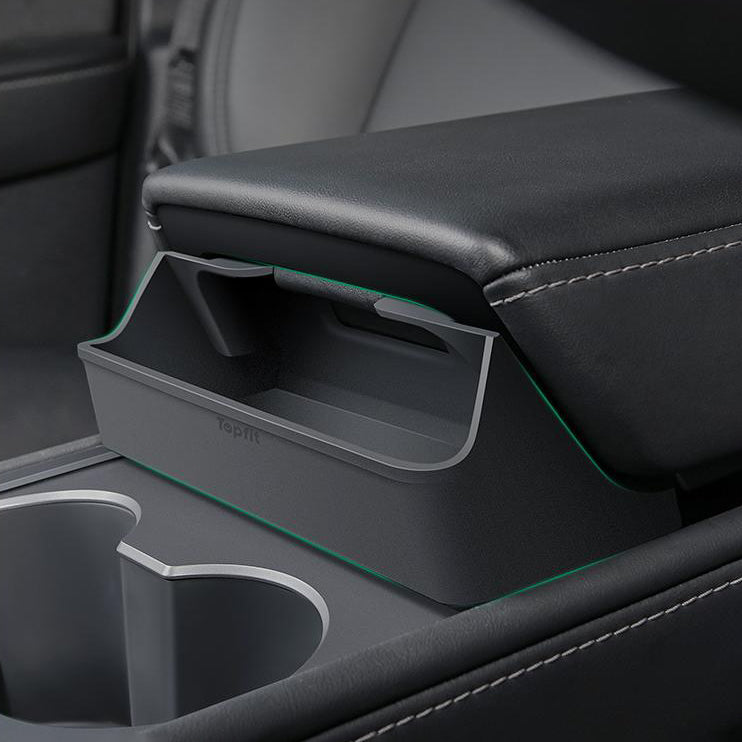 Center Console Armrest Glasses Box – For Tesla Model 3/Y (2021-2024)