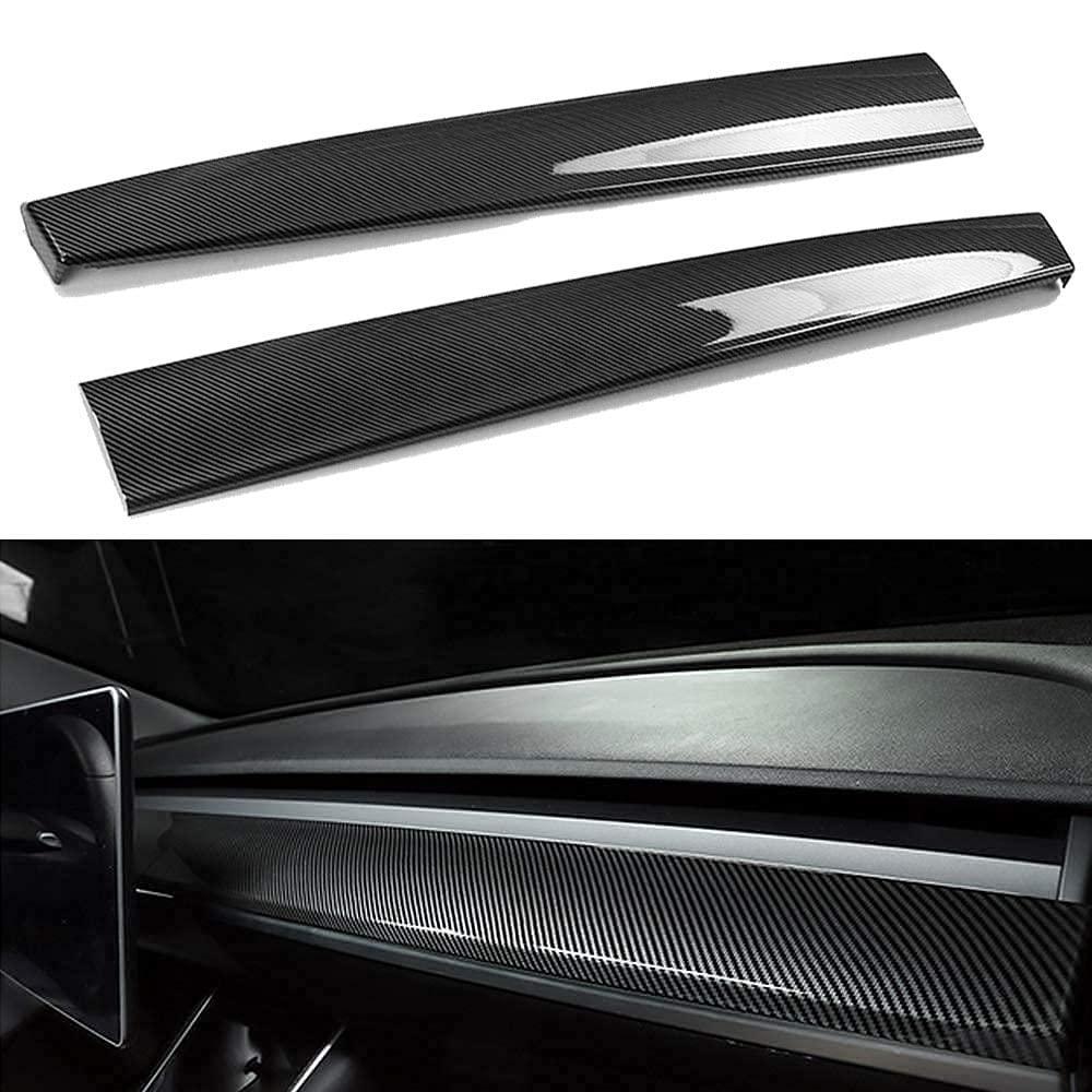 Dashboard Cover (Carbon Fiber Pattern ABS) – For Tesla Model 3 (Highland)/Y (2017-2024)