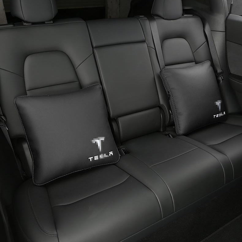 Tesla Pillow Quilt - Pillow Unfolds to be a Quilt - Great For Chill or In-car Rest For Model 3 Y S X