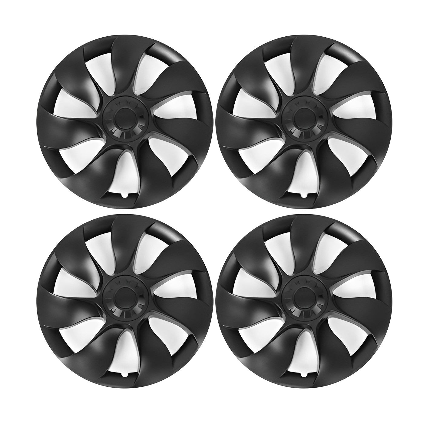 Uberturbine Style Wheel Hub Caps – For Tesla Model Y (4 Pcs)