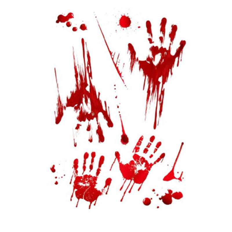 Blood Handprints Dripping Blood Car Stickers – For All Cars