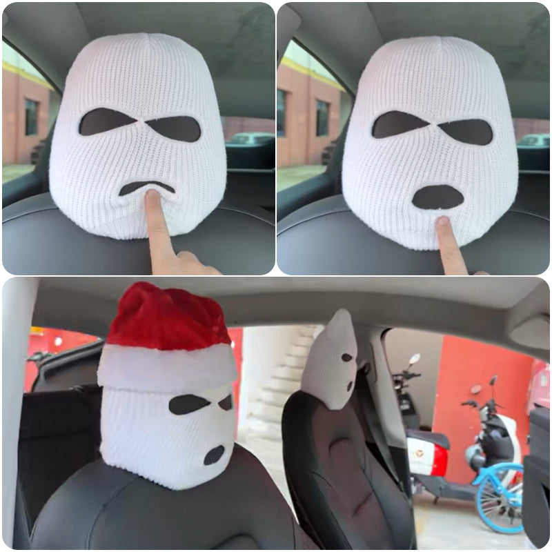 Personalized Funny Hat – For Tesla Car Seat Headcover (Fits Model 3/Y/S/X)