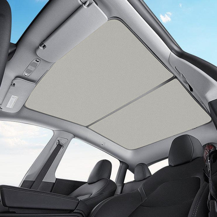 Split Glass Roof Sunshade – For Tesla Model Y (2020-2024)